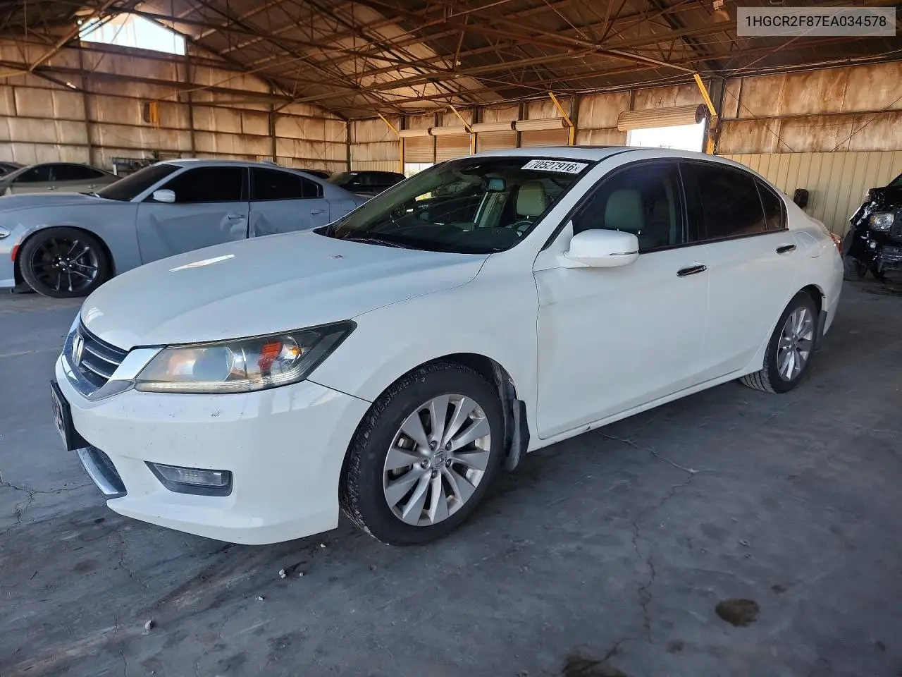 HONDA ACCORD 2014, VIN 1HGCR2F87EA034578