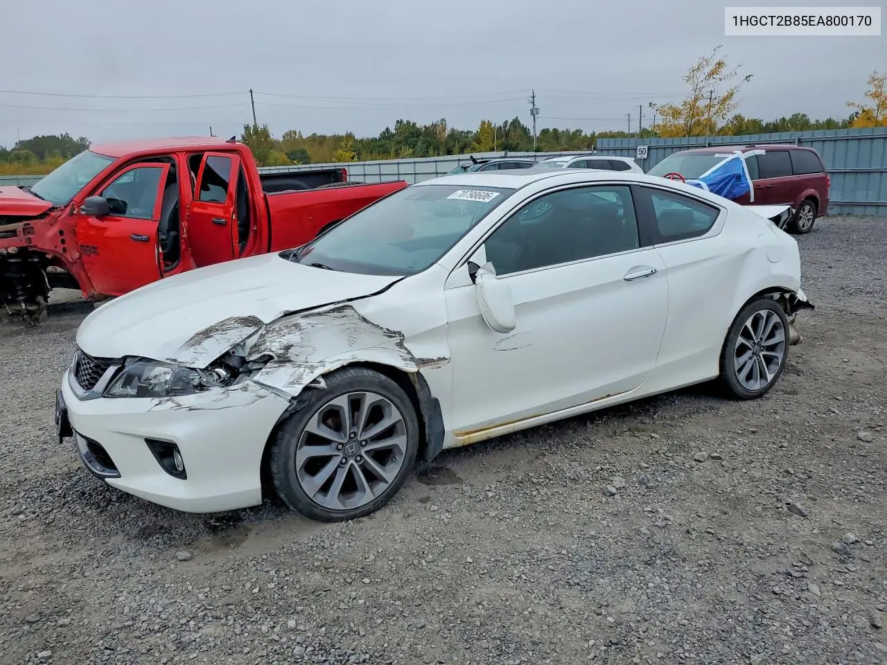 HONDA ACCORD 2014, VIN 1HGCT2B85EA800170