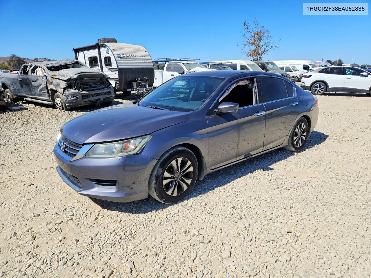 HONDA ACCORD 2014, VIN 1HGCR2F38EA052835
