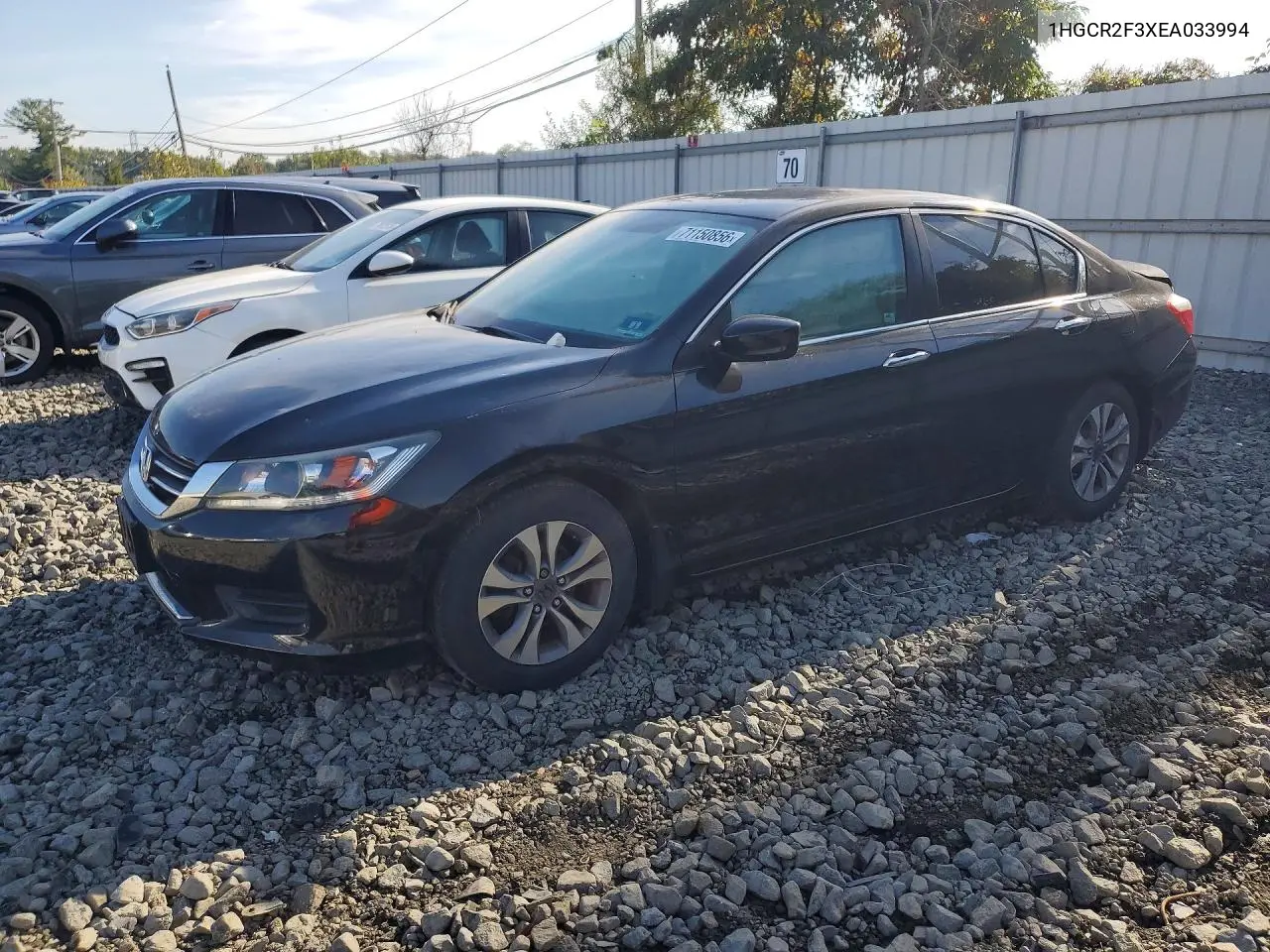 HONDA ACCORD 2014, VIN 1HGCR2F3XEA033994