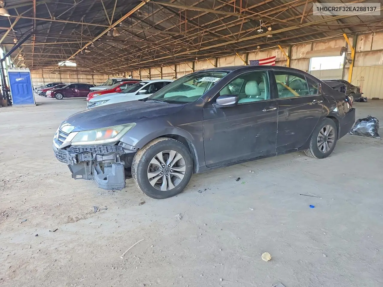HONDA ACCORD 2014, VIN 1HGCR2F32EA288137