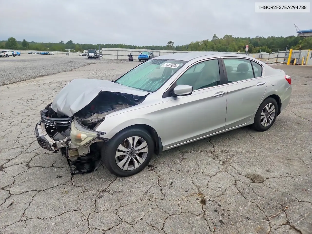 HONDA ACCORD 2014, VIN 1HGCR2F37EA294788