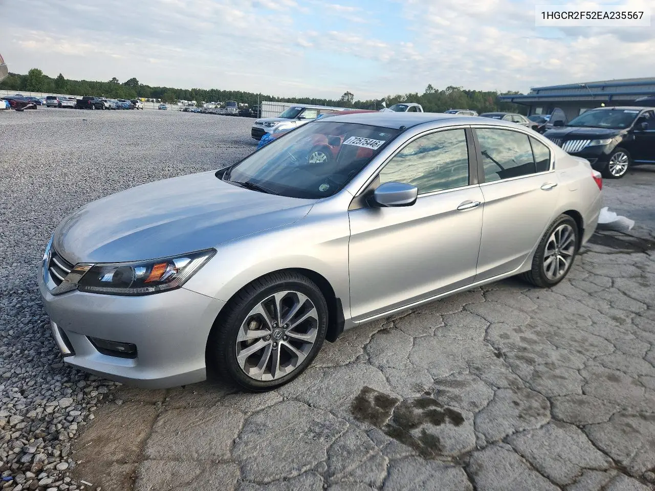 HONDA ACCORD 2014, VIN 1HGCR2F52EA235567