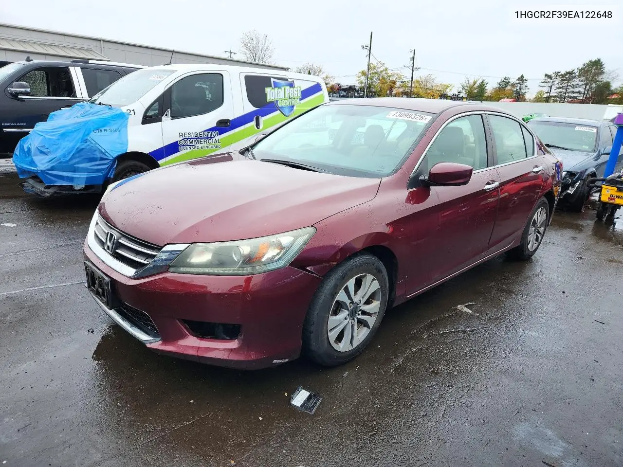 HONDA ACCORD 2014, VIN 1HGCR2F39EA122648