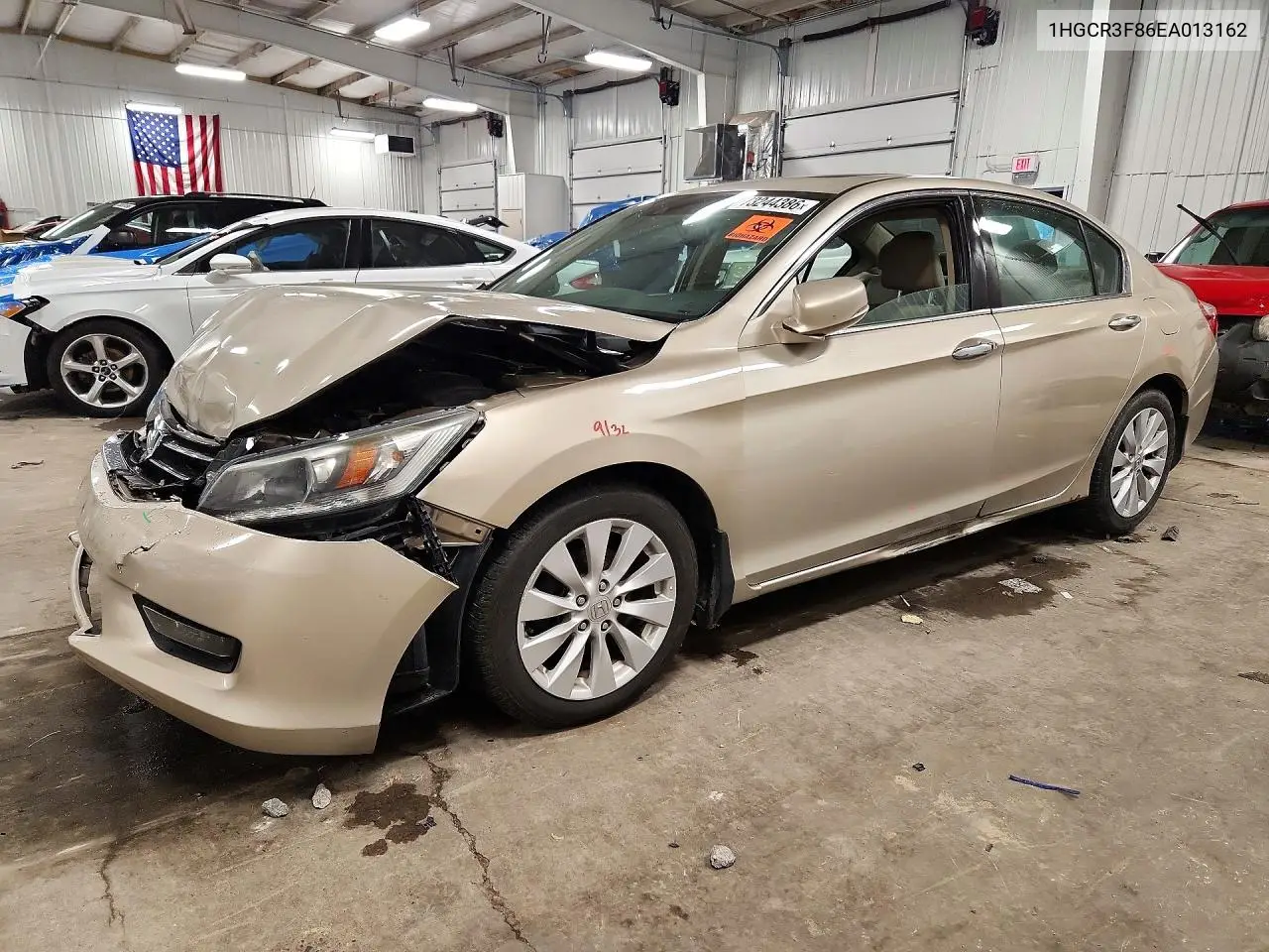 HONDA ACCORD 2014, VIN 1HGCR3F86EA013162