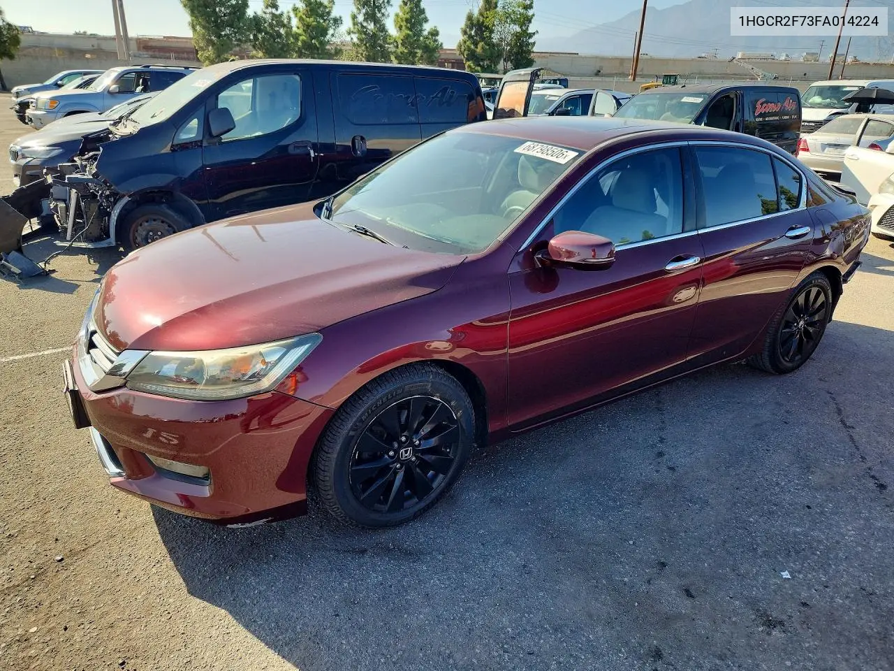 HONDA ACCORD 2015, VIN 1HGCR2F73FA014224
