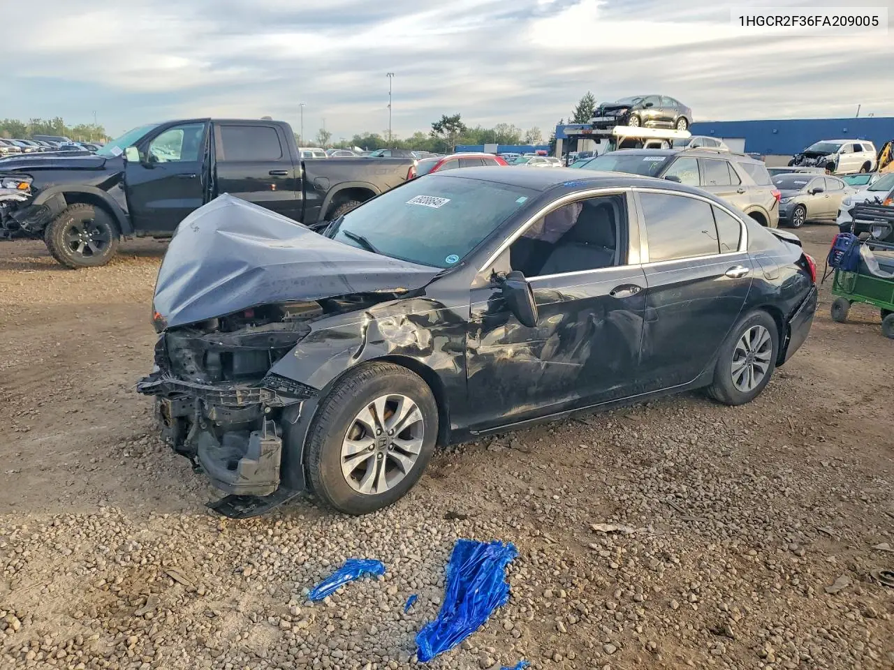 HONDA ACCORD 2015, VIN 1HGCR2F36FA209005