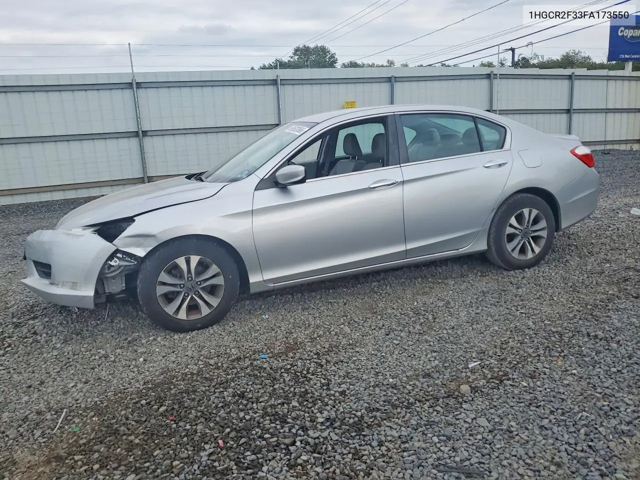 HONDA ACCORD 2015, VIN 1HGCR2F33FA173550