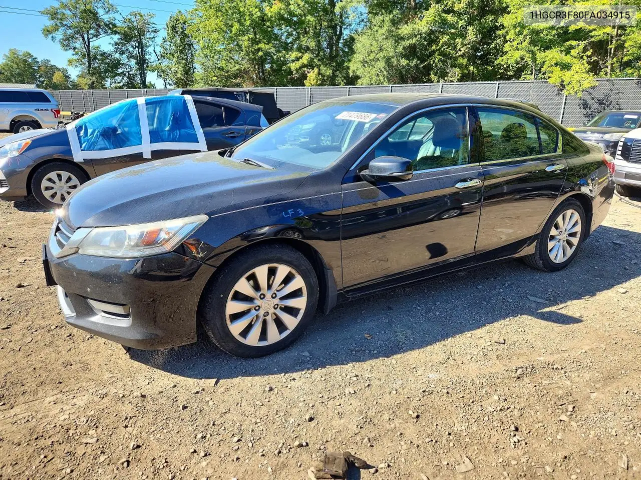 HONDA ACCORD 2015, VIN 1HGCR3F80FA034915