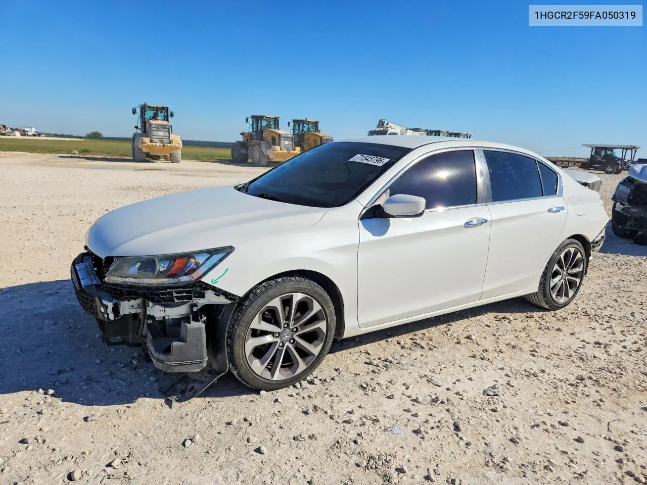 HONDA ACCORD 2015, VIN 1HGCR2F59FA050319