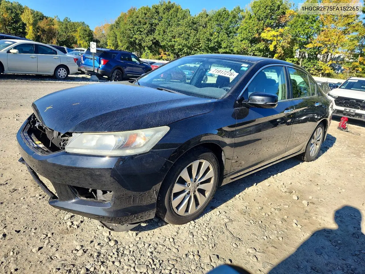 HONDA ACCORD 2015, VIN 1HGCR2F75FA152265