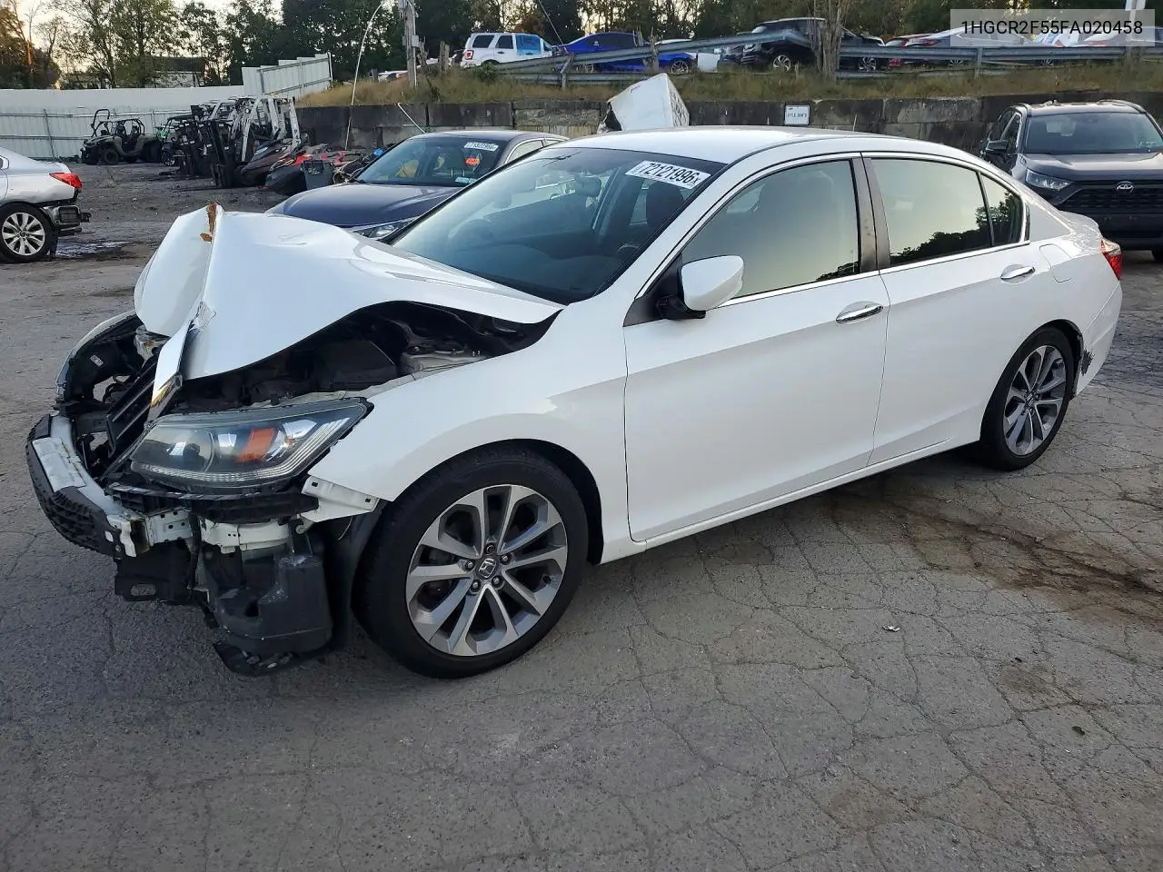HONDA ACCORD 2015, VIN 1HGCR2F55FA020458