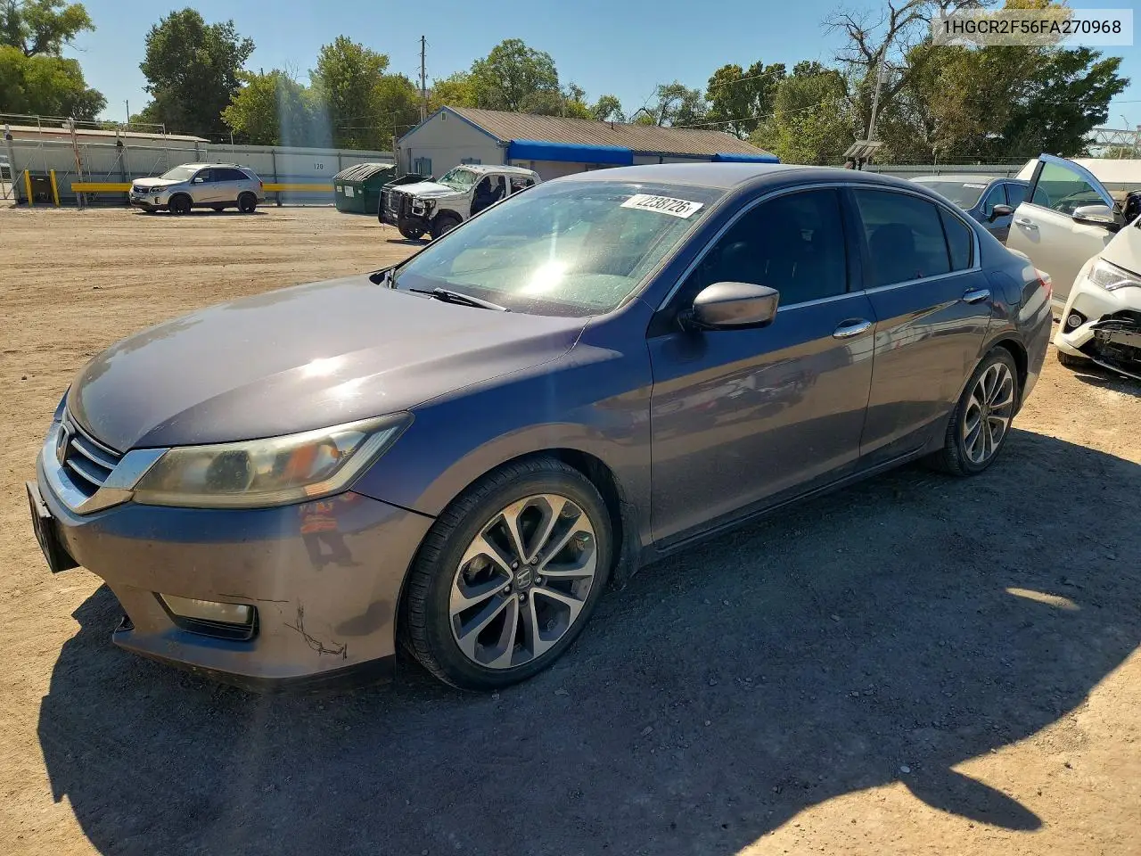 HONDA ACCORD 2015, VIN 1HGCR2F56FA270968