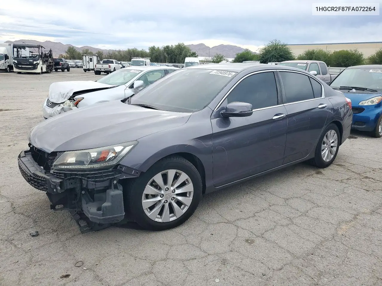 HONDA ACCORD 2015, VIN 1HGCR2F87FA072264