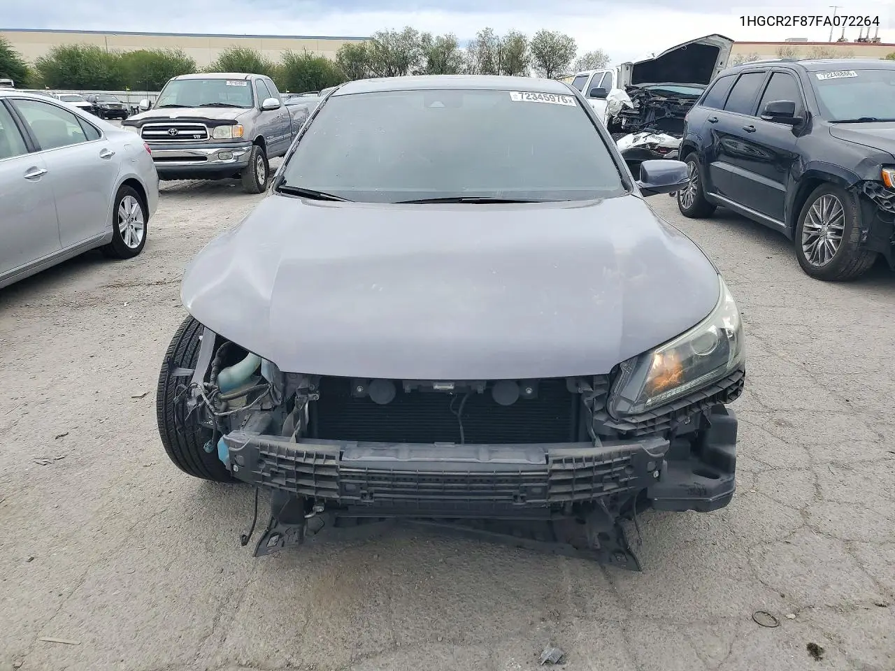 2015 HONDA ACCORD VIN 1HGCR2F87FA072264 — фото 5
