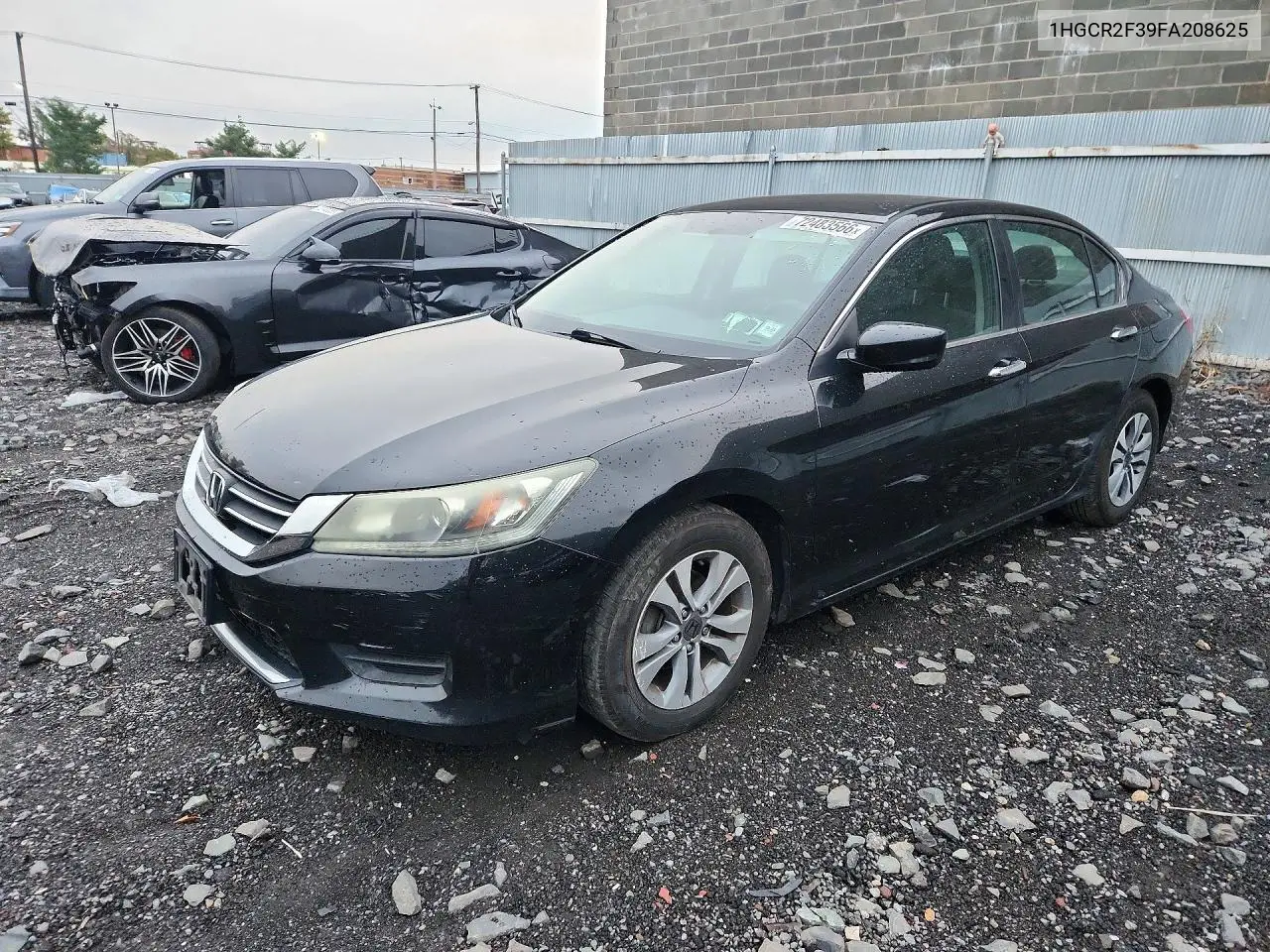 HONDA ACCORD 2015, VIN 1HGCR2F39FA208625