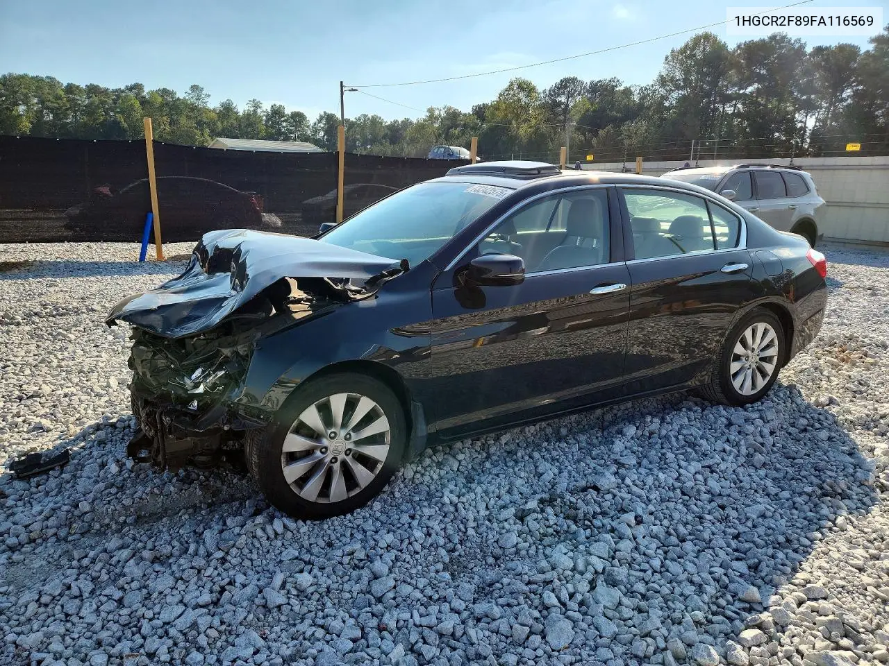 HONDA ACCORD 2015, VIN 1HGCR2F89FA116569