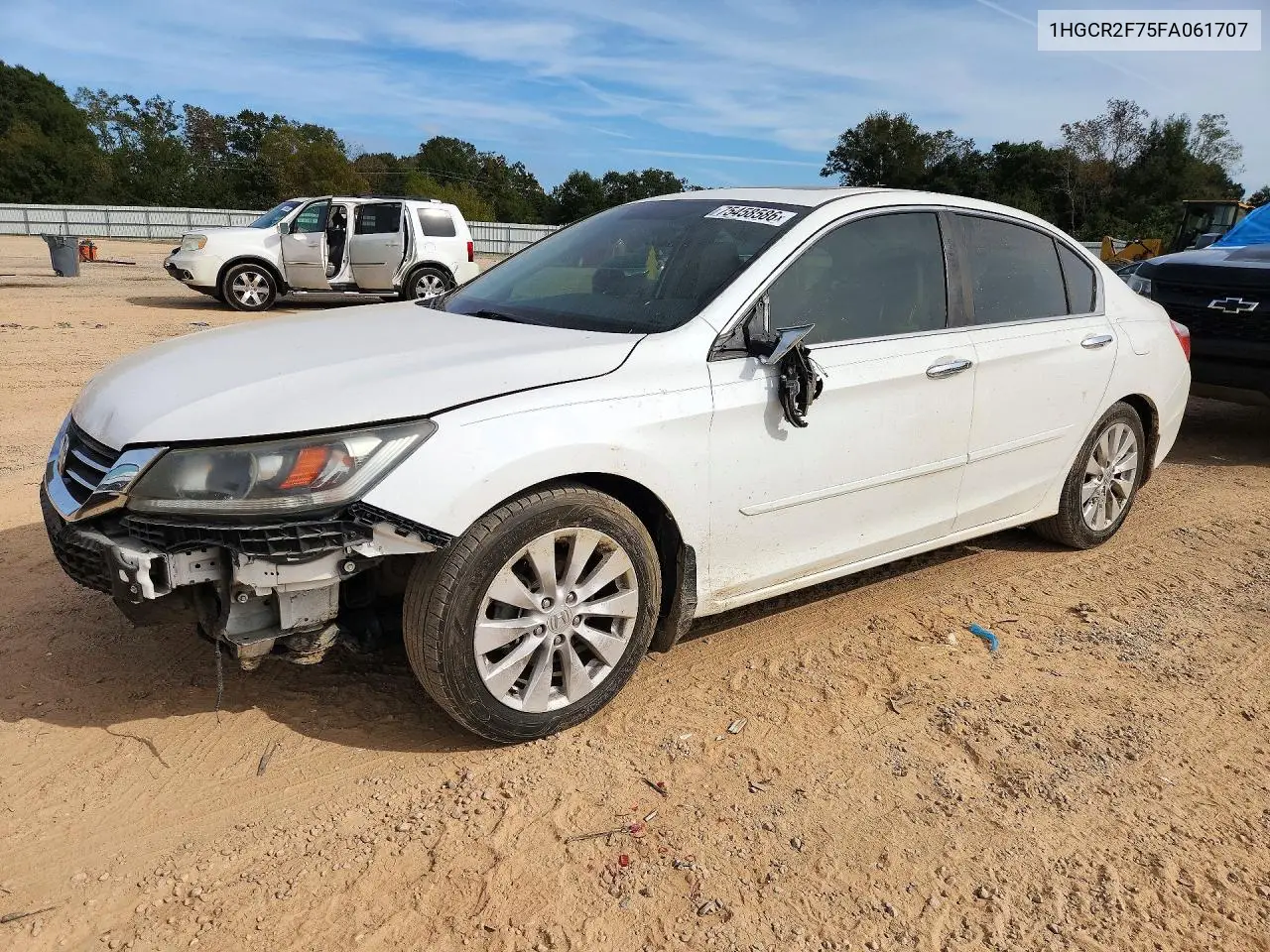 HONDA ACCORD 2015, VIN 1HGCR2F75FA061707