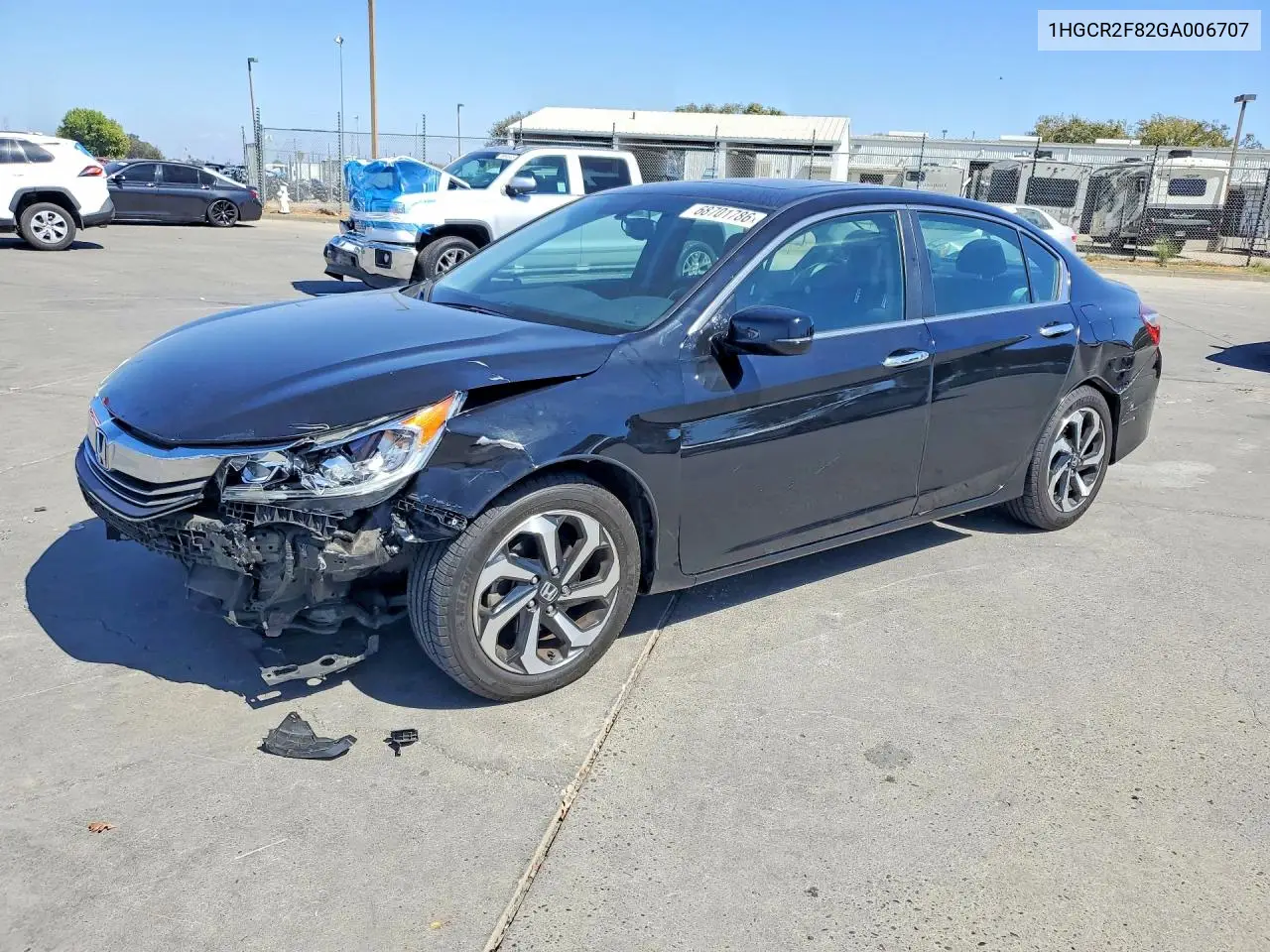 HONDA ACCORD 2016, VIN 1HGCR2F82GA006707