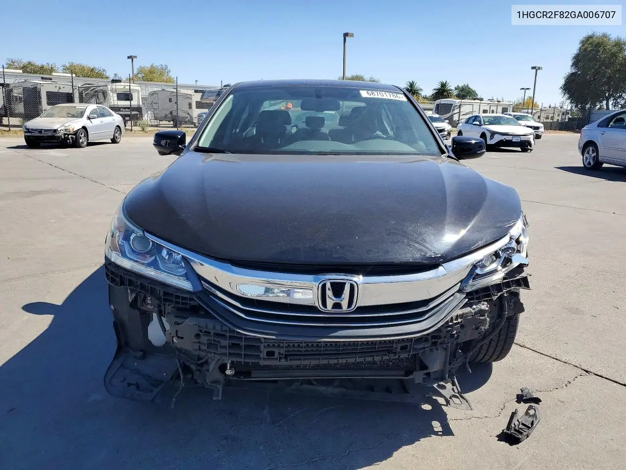 2016 HONDA ACCORD VIN 1HGCR2F82GA006707 — фото 5