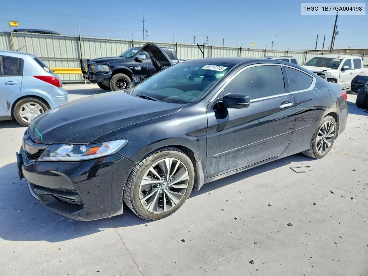 HONDA ACCORD 2016, VIN 1HGCT1B77GA004198