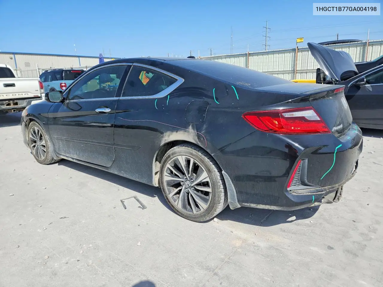 2016 HONDA ACCORD VIN 1HGCT1B77GA004198 — фото 2
