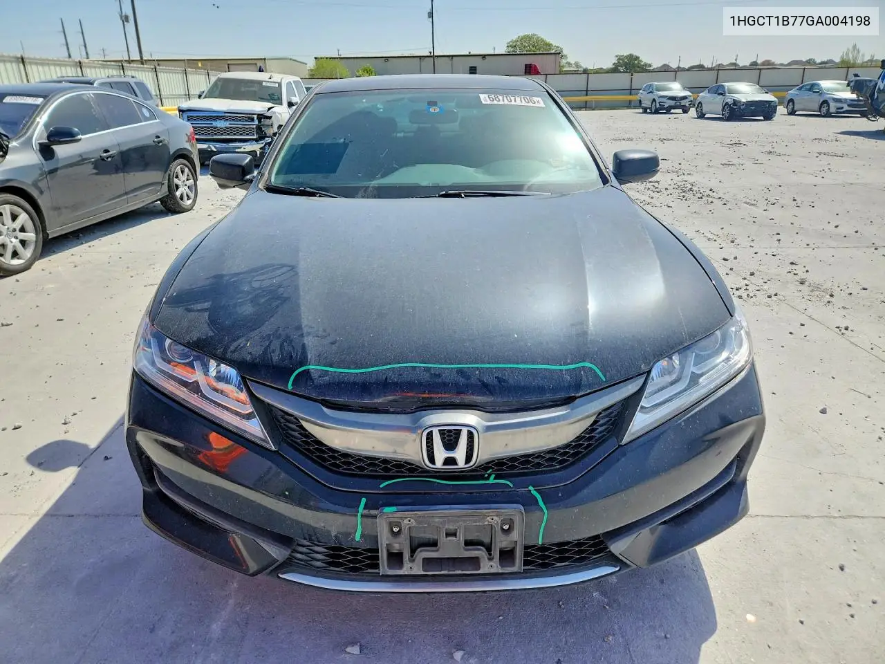 2016 HONDA ACCORD VIN 1HGCT1B77GA004198 — фото 5