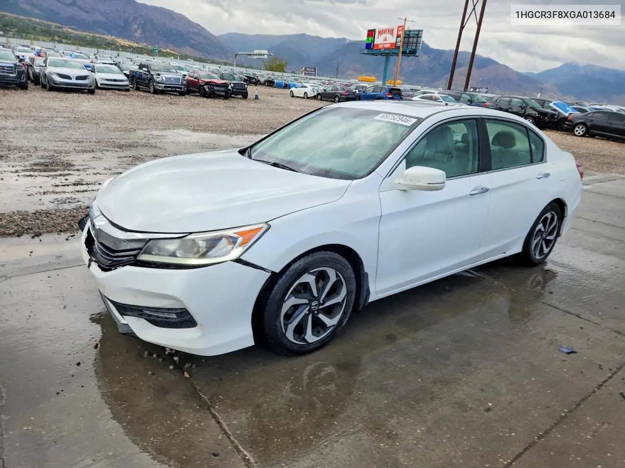 HONDA ACCORD 2016, VIN 1HGCR3F8XGA013684