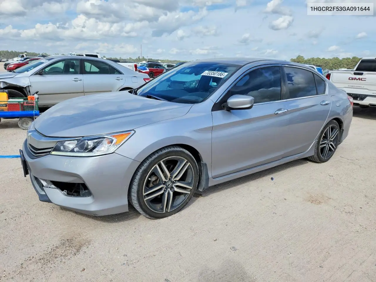 HONDA ACCORD 2016, VIN 1HGCR2F53GA091644