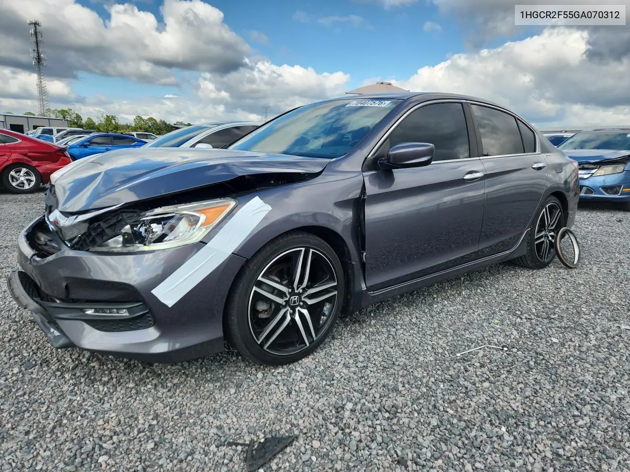 HONDA ACCORD 2016, VIN 1HGCR2F55GA070312