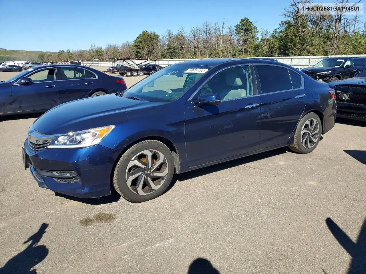 HONDA ACCORD 2016, VIN 1HGCR2F81GA194801