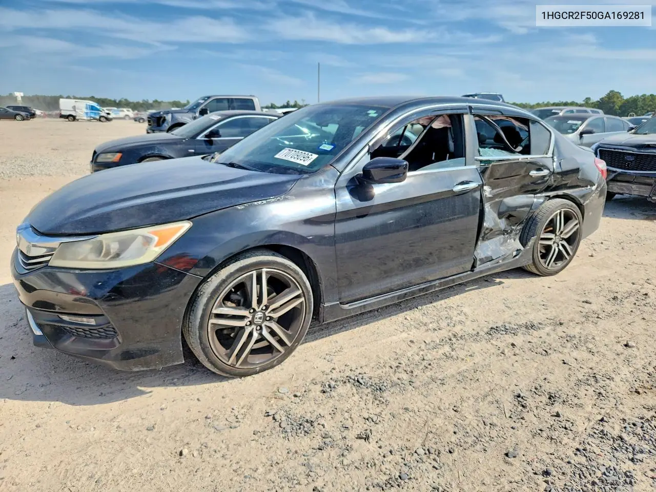 HONDA ACCORD 2016, VIN 1HGCR2F50GA169281