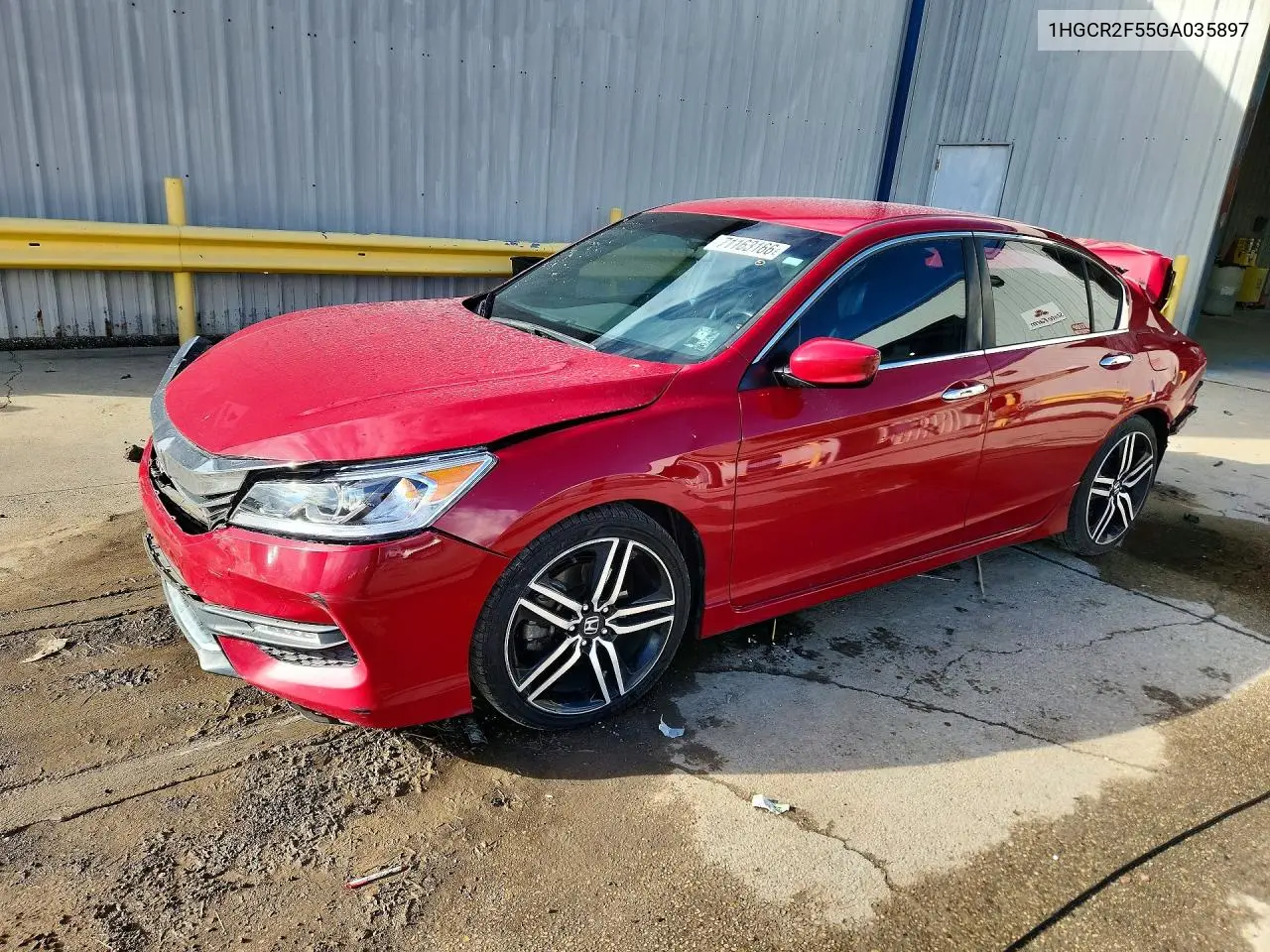HONDA ACCORD 2016, VIN 1HGCR2F55GA035897