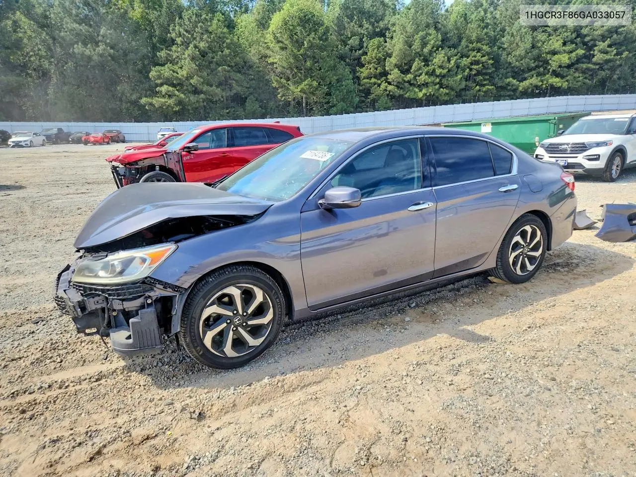 HONDA ACCORD 2016, VIN 1HGCR3F86GA033057