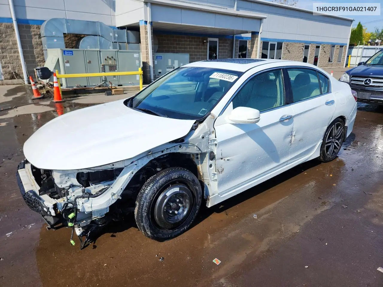 HONDA ACCORD 2016, VIN 1HGCR3F91GA021407