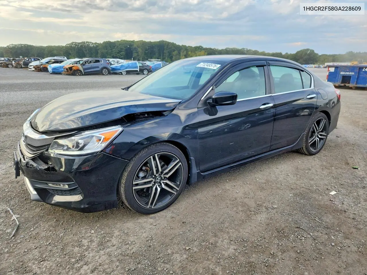 HONDA ACCORD 2016, VIN 1HGCR2F58GA228609