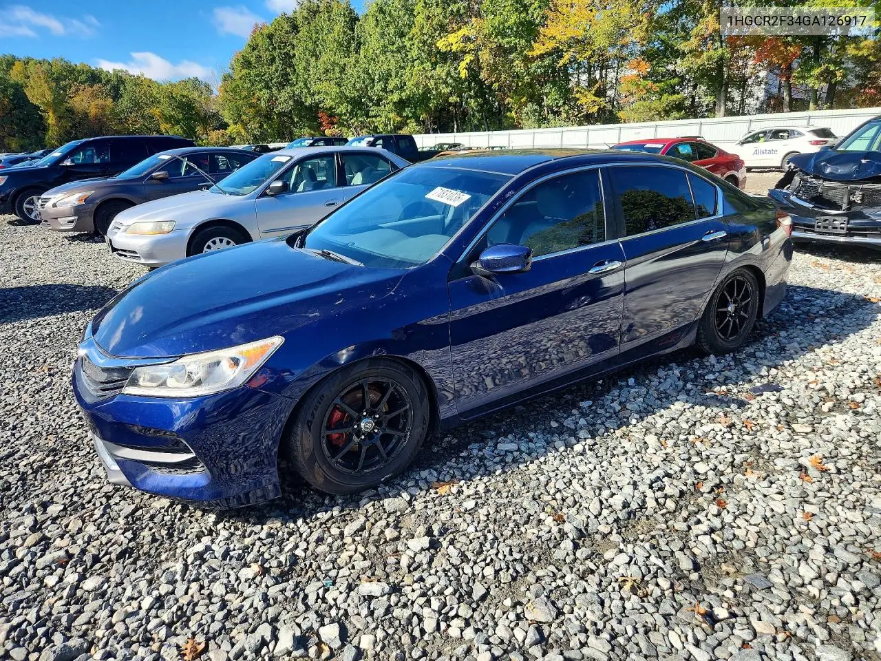 HONDA ACCORD 2016, VIN 1HGCR2F34GA126917