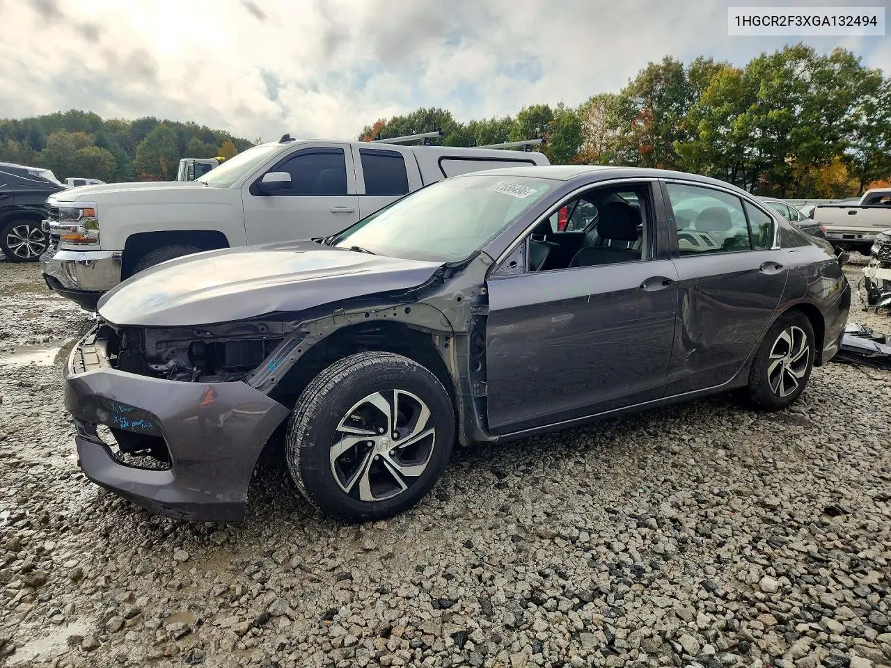 HONDA ACCORD 2016, VIN 1HGCR2F3XGA132494
