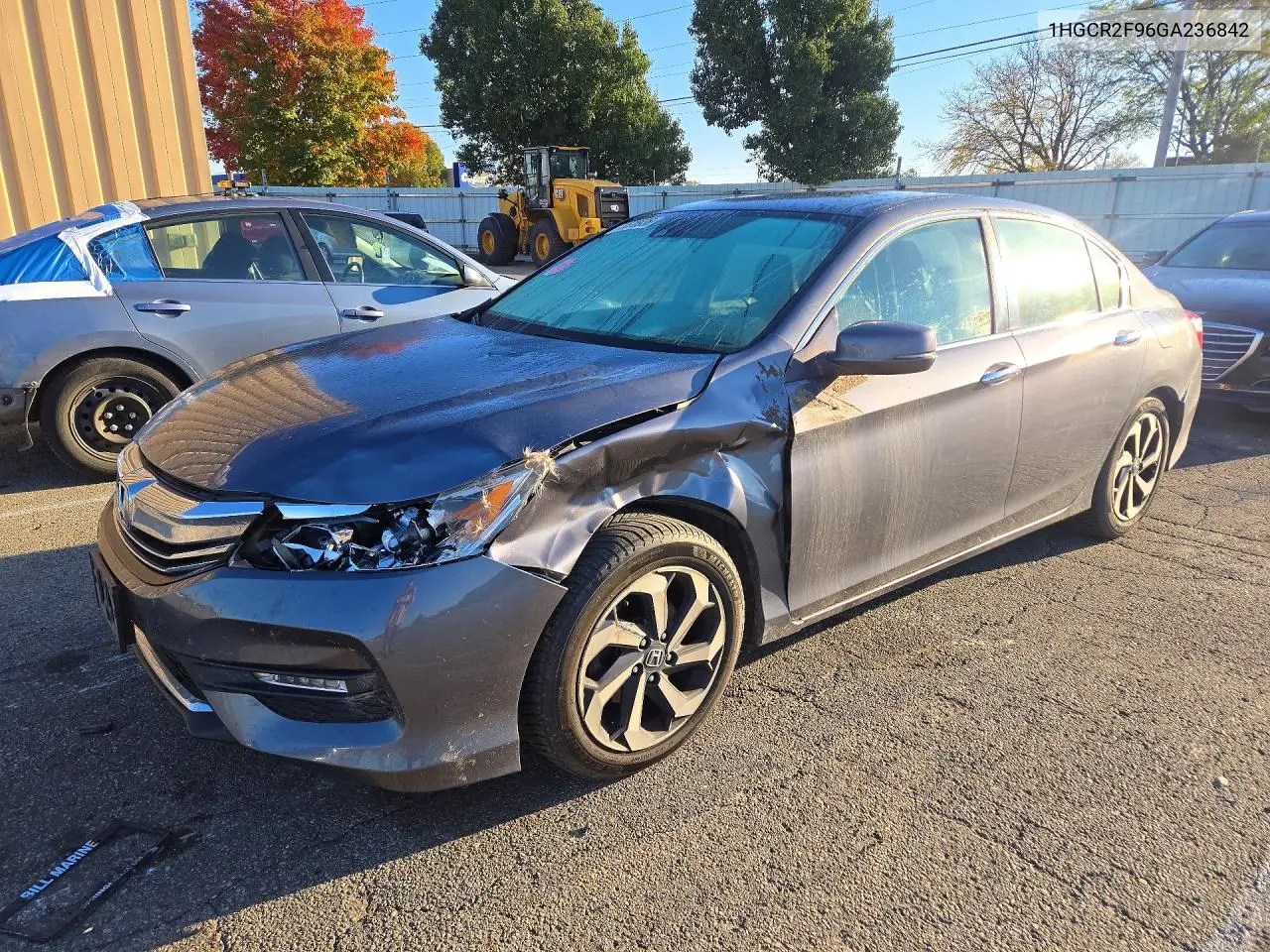 HONDA ACCORD 2016, VIN 1HGCR2F96GA236842