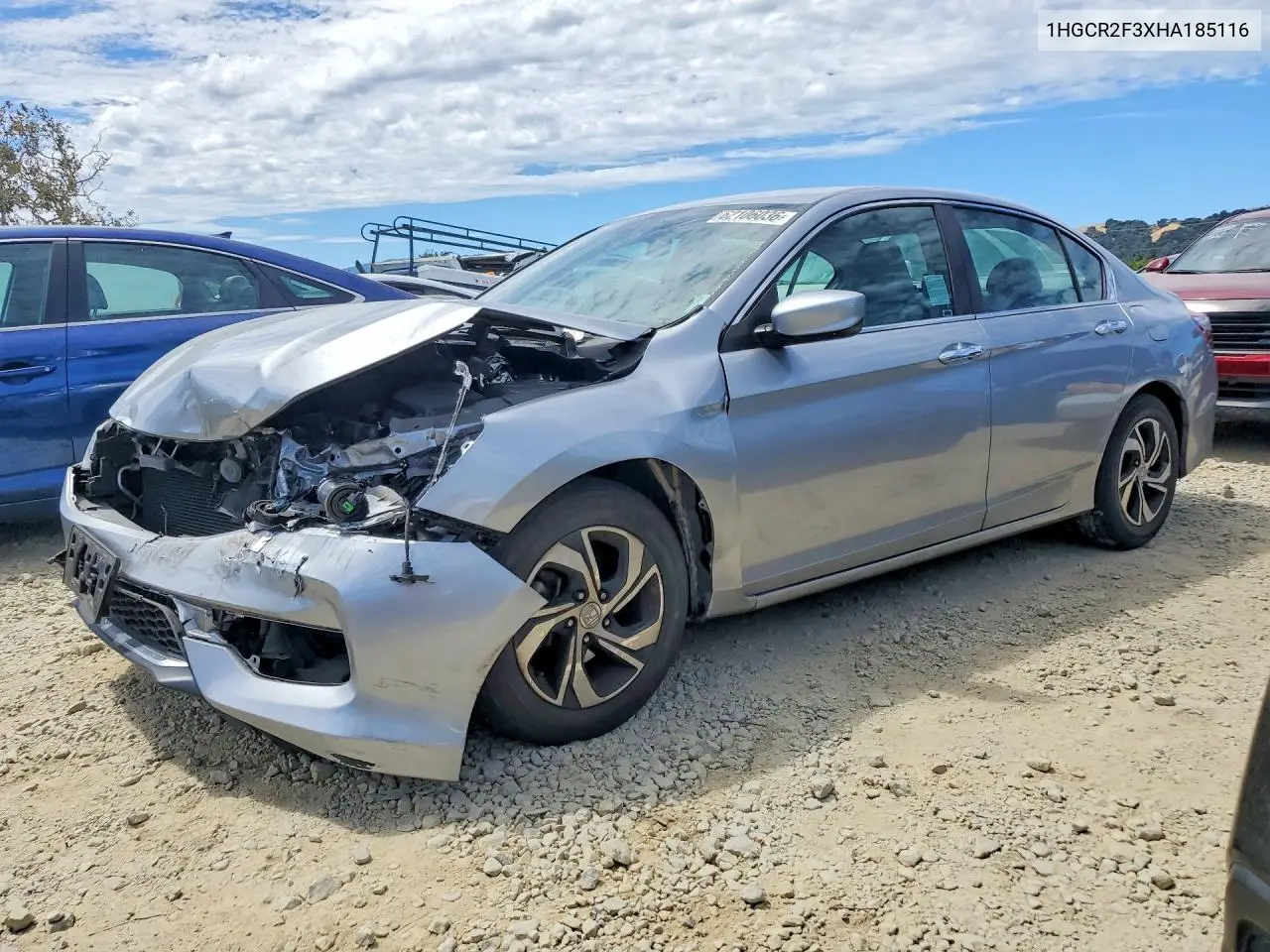 HONDA ACCORD 2017, VIN 1HGCR2F3XHA185116