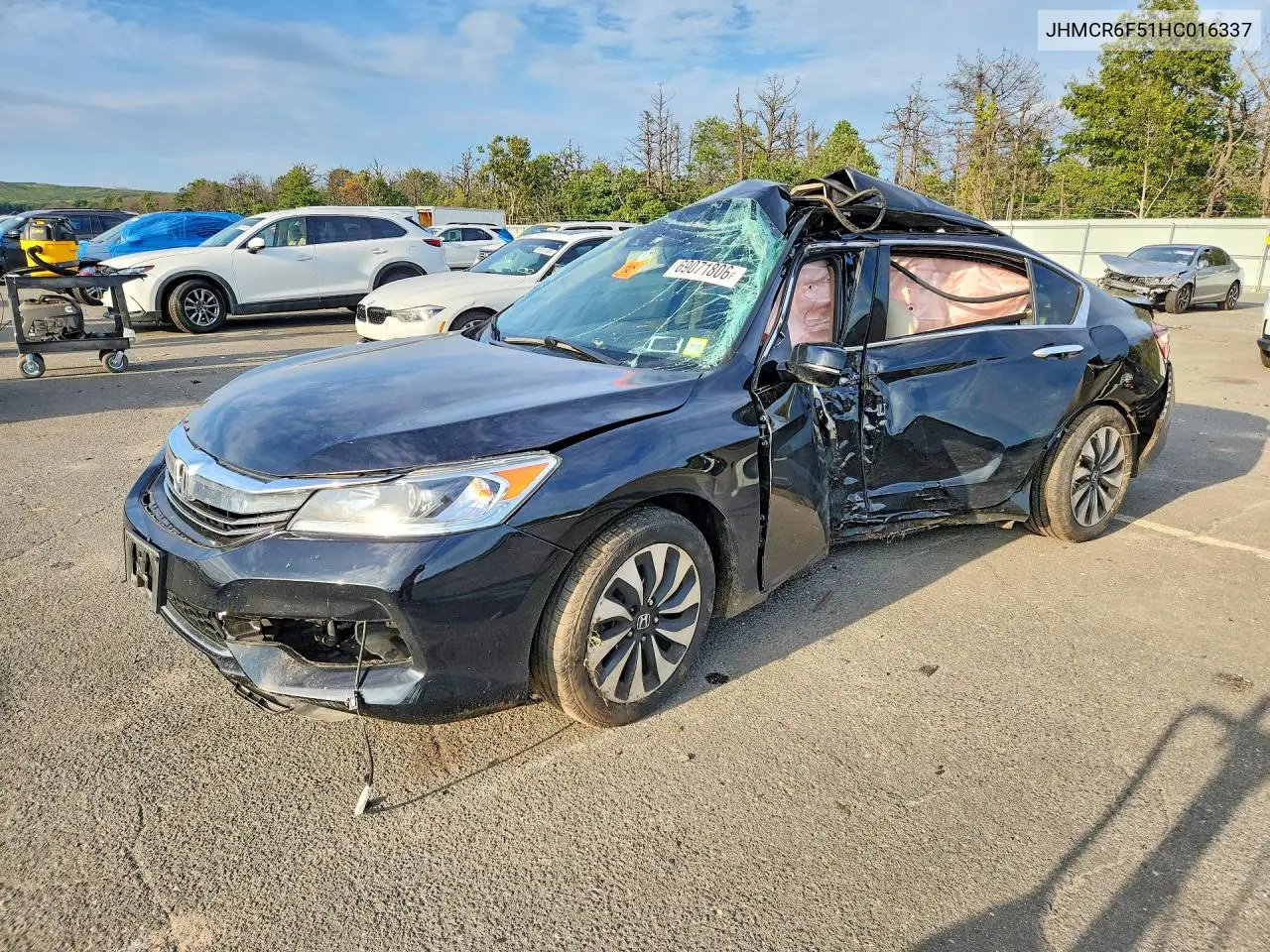 HONDA ACCORD 2017, VIN JHMCR6F51HC016337