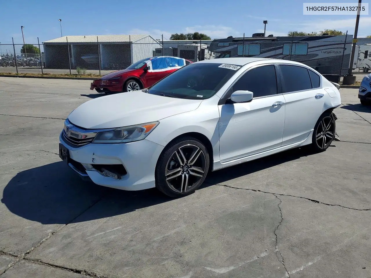 HONDA ACCORD 2017, VIN 1HGCR2F57HA132715