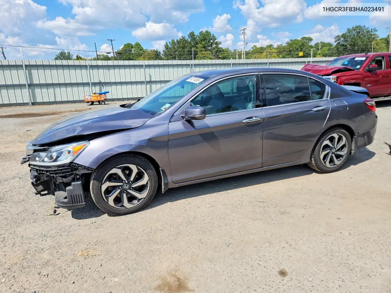 HONDA ACCORD 2017, VIN 1HGCR3F83HA023491
