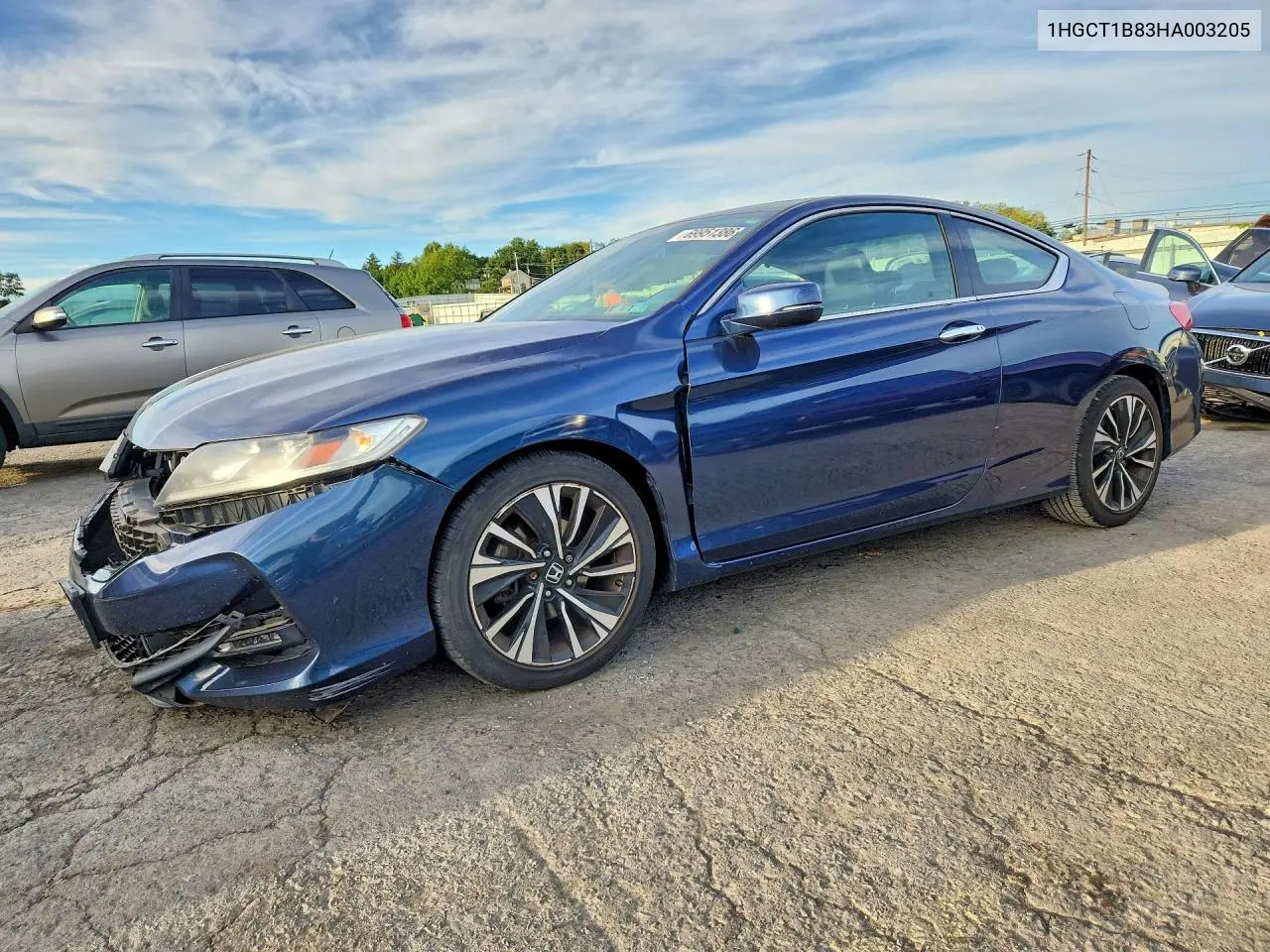 HONDA ACCORD 2017, VIN 1HGCT1B83HA003205
