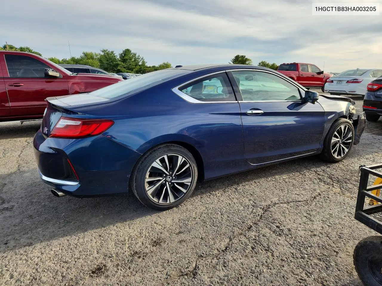 2017 HONDA ACCORD VIN 1HGCT1B83HA003205 — фото 3