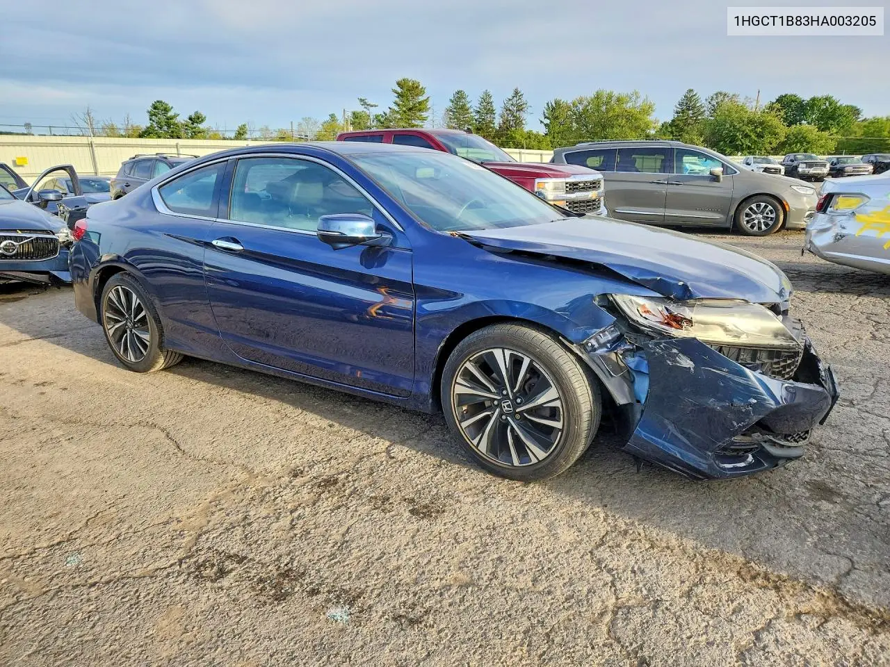 2017 HONDA ACCORD VIN 1HGCT1B83HA003205 — фото 4