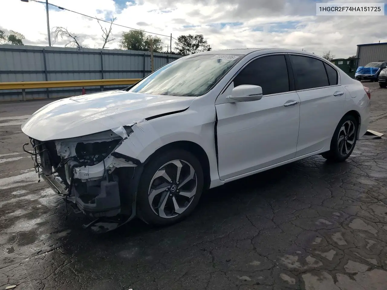 HONDA ACCORD 2017, VIN 1HGCR2F74HA151725