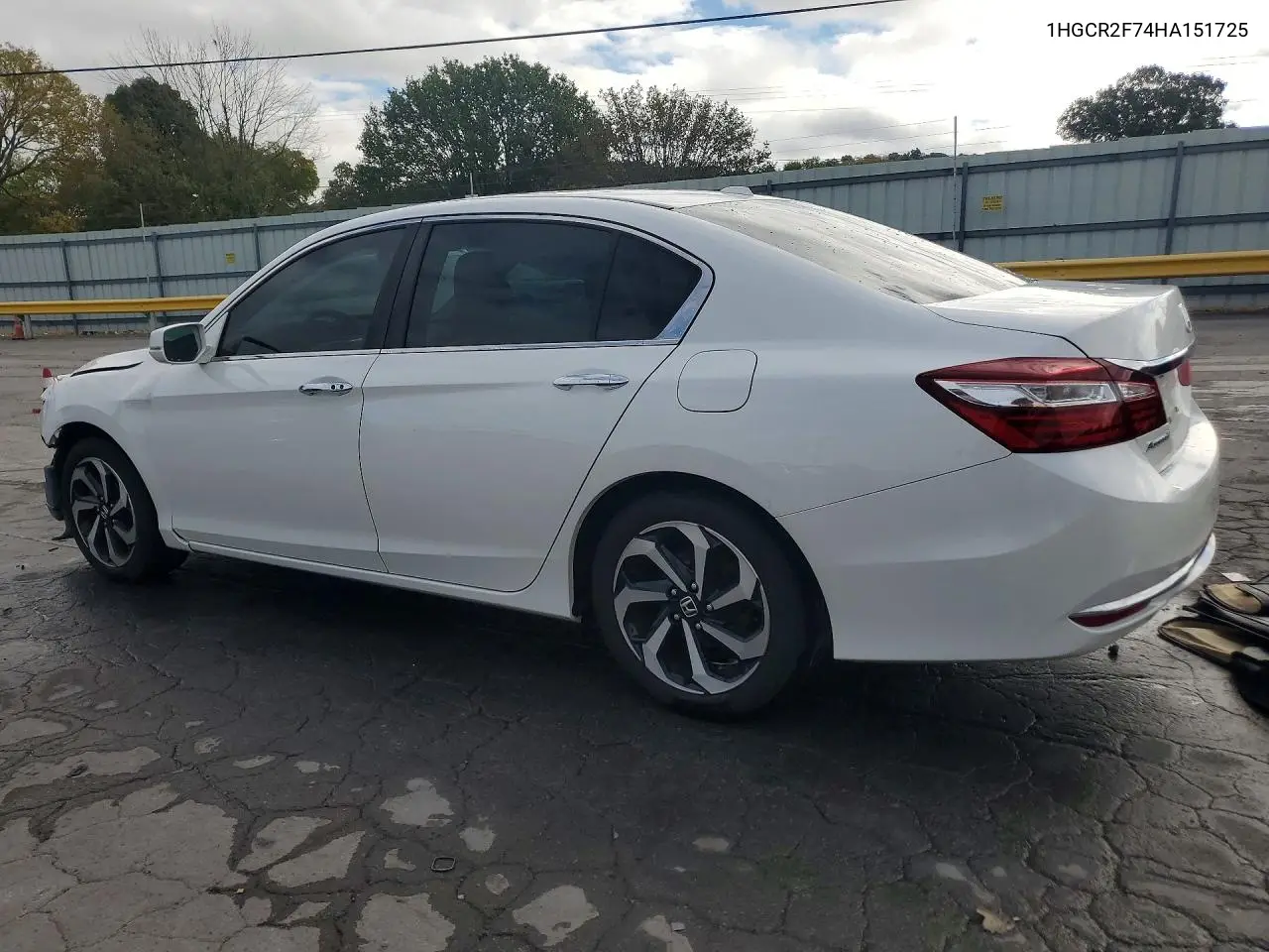 2017 HONDA ACCORD VIN 1HGCR2F74HA151725 — фото 2