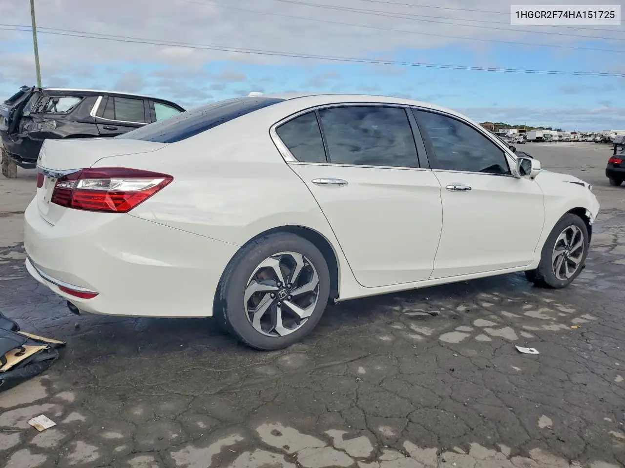 2017 HONDA ACCORD VIN 1HGCR2F74HA151725 — фото 3