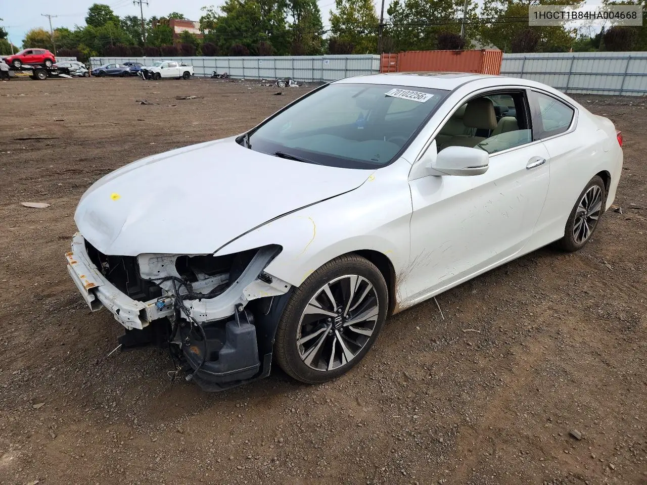 HONDA ACCORD 2017, VIN 1HGCT1B84HA004668